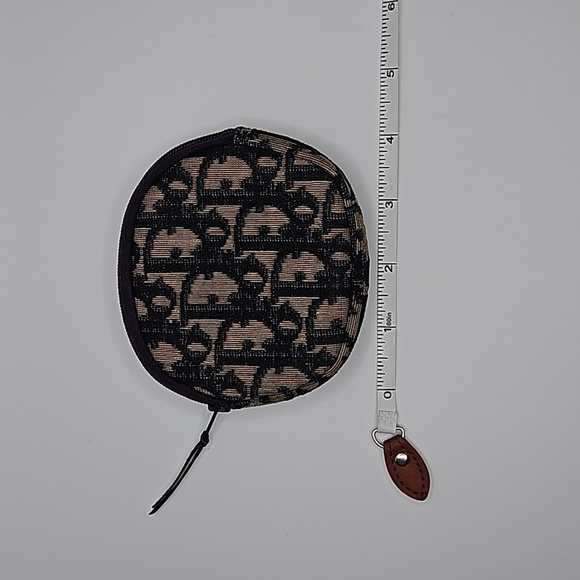 Christian Dior Trotter Canvas and Leather Coin Purse with Dust Bag - Picture 4 of 5